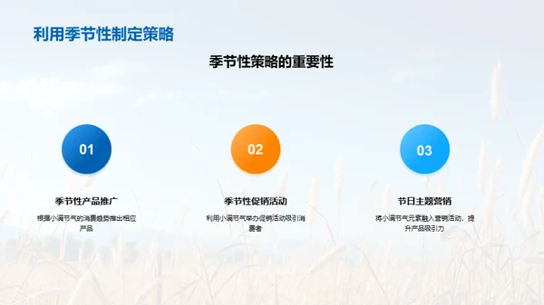 把握小满营销势头