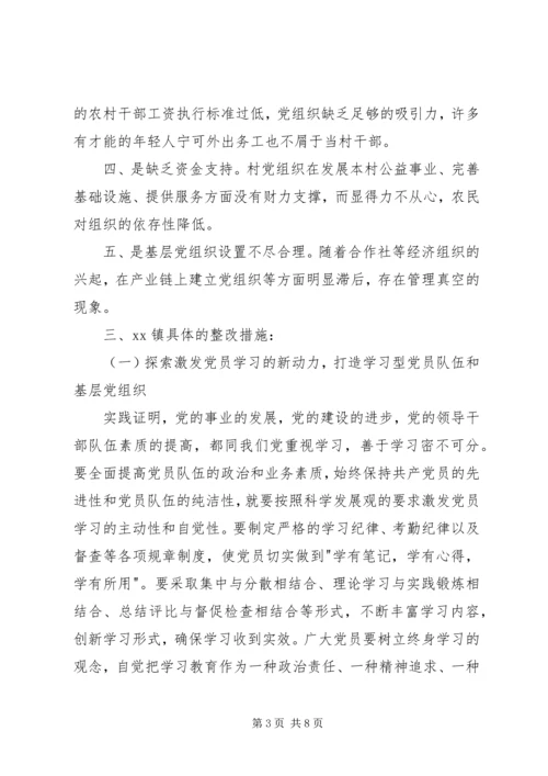 镇基层工作整改方案 (2).docx