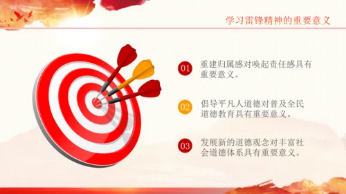 学习雷锋精神纪念日微党课党课PPT班会
