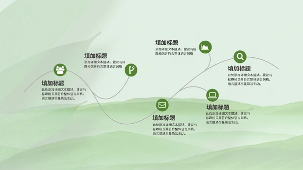 绿意粽香端午安康通用PPT模板