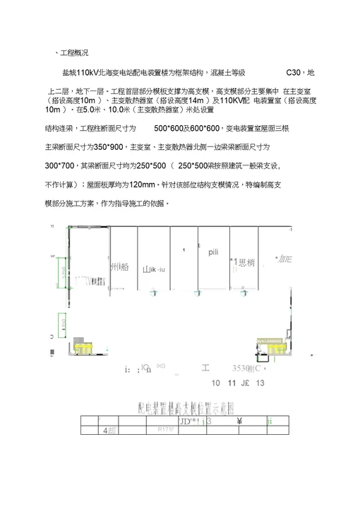 北海变高支模施工方案