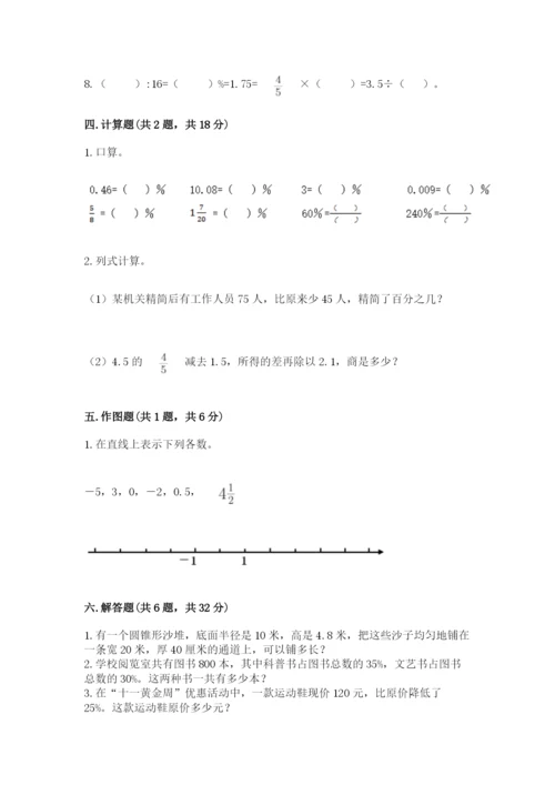 北京版六年级下册数学期末测试卷【轻巧夺冠】.docx