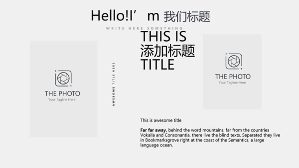 灰色公司产品介绍宣传通用PPT动态模板
