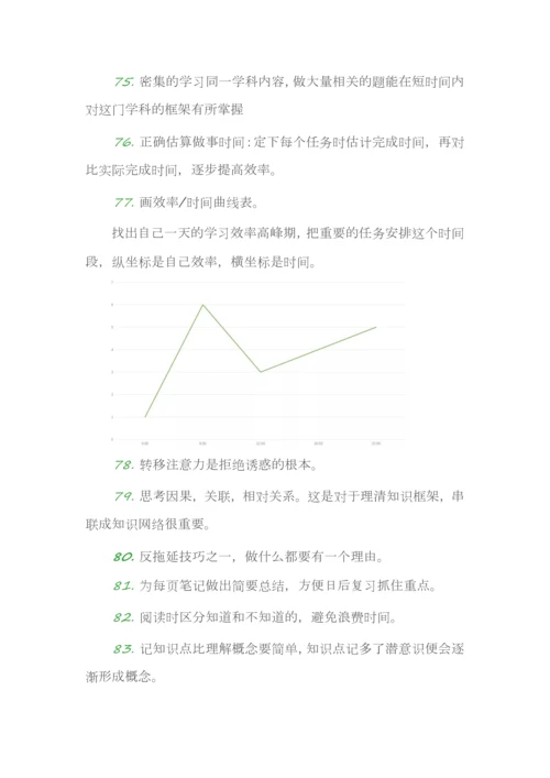 用上这100种学习方法，能助你快速提分！高一高二高三都适用.docx