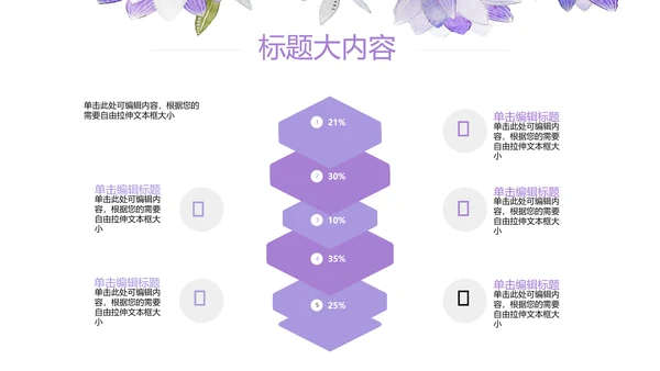 紫色水彩风三八妇女节班会动态ppt模板D源文件