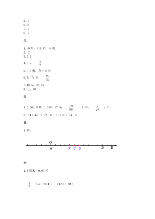 小学毕业班数学检测卷（培优a卷）.docx