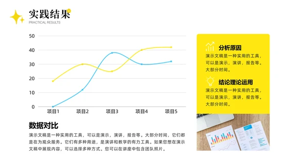 清新大学生社会实践报告通用PPT模板