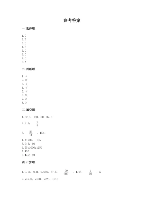 小升初数学期末测试卷【综合题】.docx