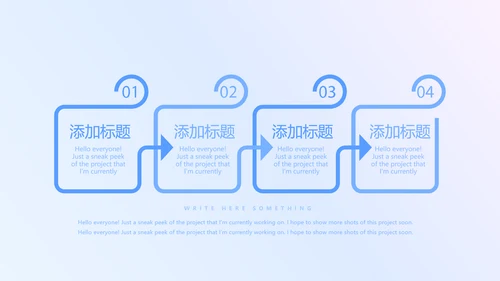 蓝色科技感智慧医疗智慧医院项目工作汇报动态PPT模板