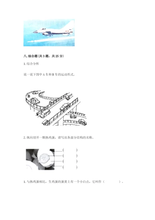 教科版三年级下册科学期末测试卷【典优】.docx