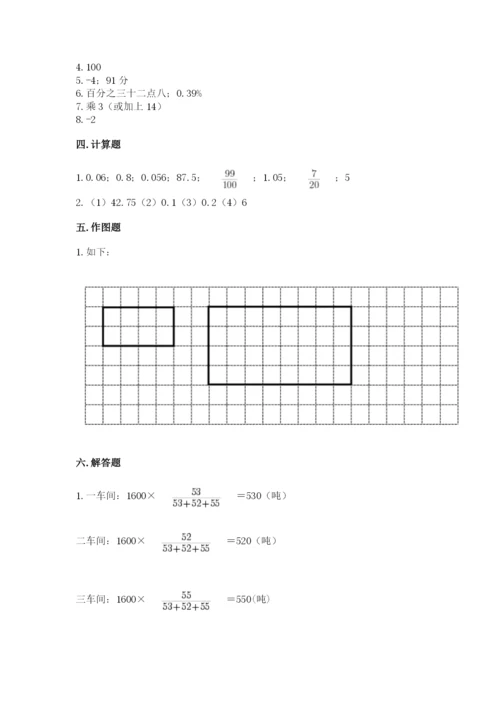 北师大版小学六年级下册数学期末检测试题ab卷.docx