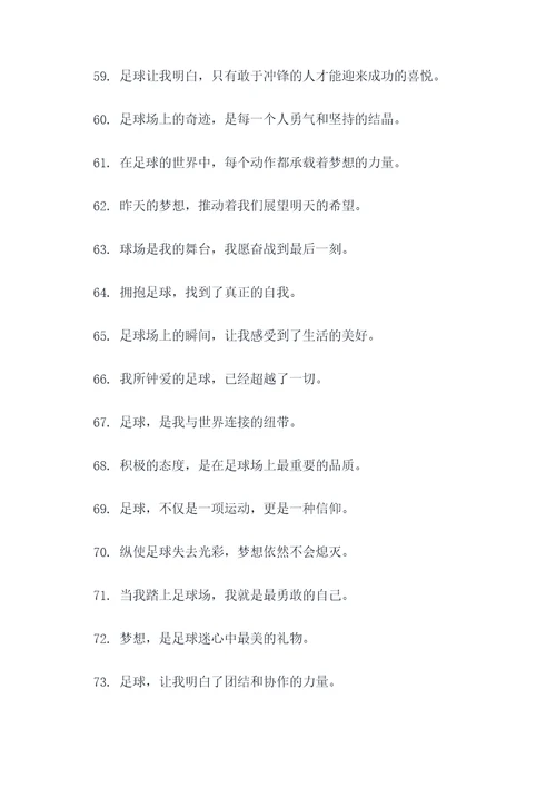 最感动的足球广告语