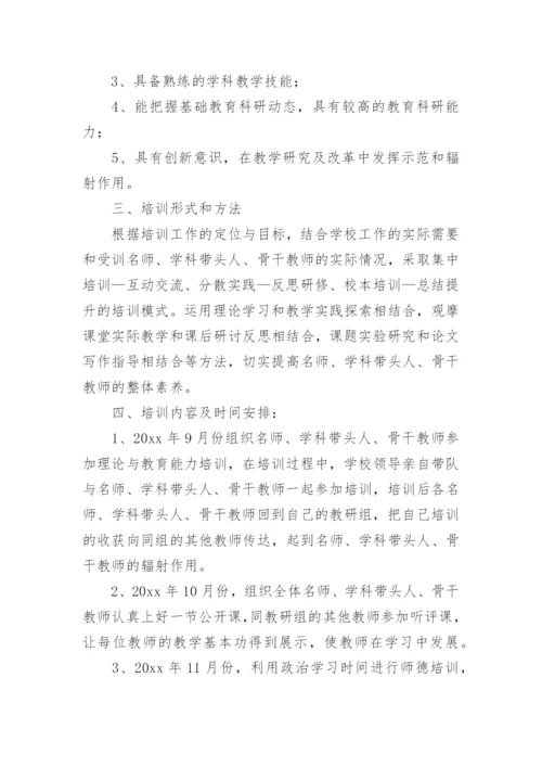 初中学校教师培训总结.docx