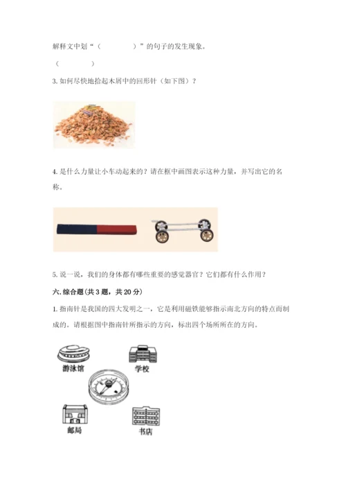 教科版小学科学二年级下册 期末测试卷【夺冠】.docx