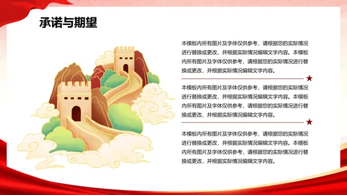 红色党政中国风共青团竞选团支书PPT模板