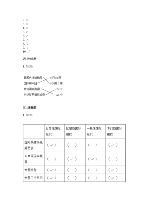 部编版六年级下册道德与法治期末测试卷【重点班】.docx