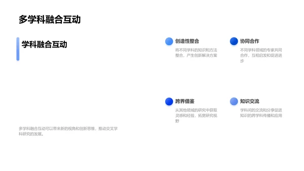 交叉学科答辩报告PPT模板
