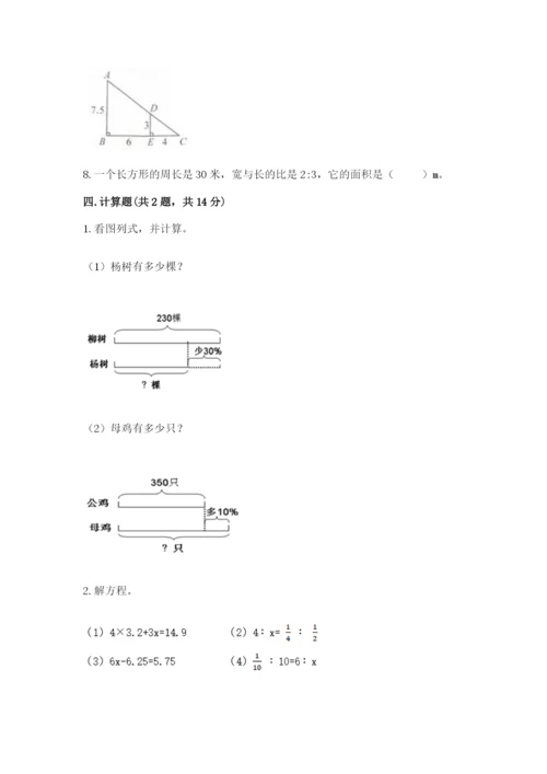 邢台市小升初数学测试卷及参考答案一套.docx