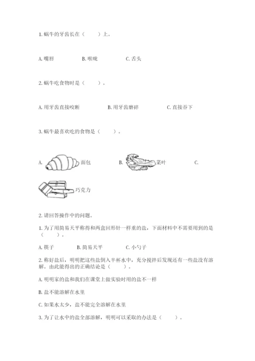 教科版一年级下册科学期末测试卷【典型题】.docx