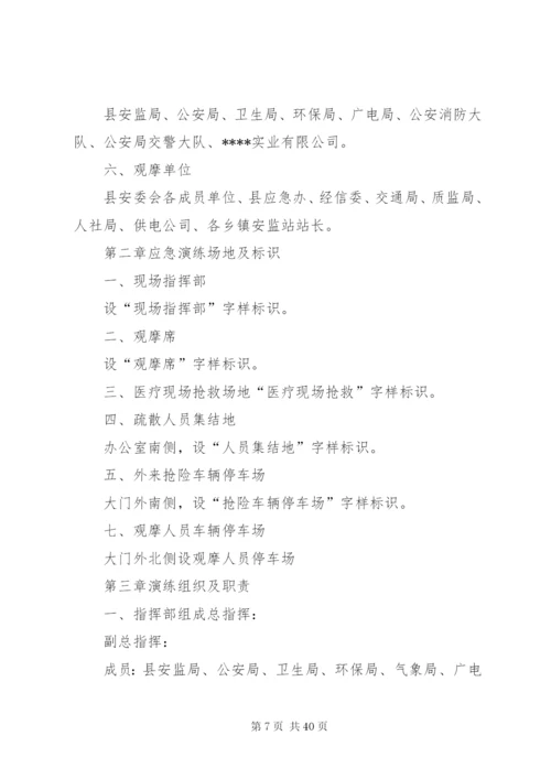 危险化学品泄漏应急演练方案.docx