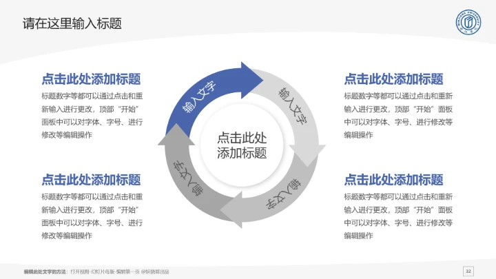 闽江学院课题学术汇报毕业论文答辩通用PPT模板
