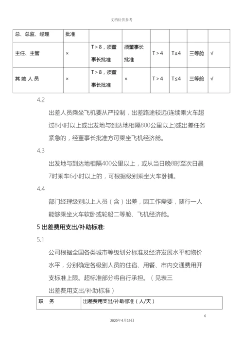 出差管理制度.docx