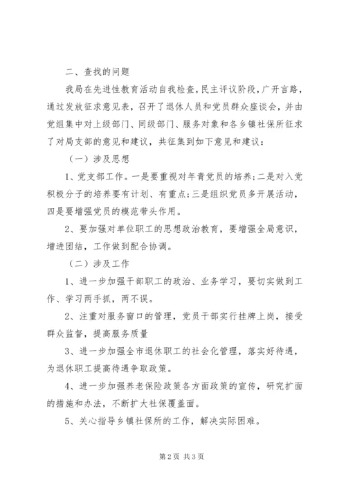 市社会劳动保险管理局支部党建工作自查报告范文(2).docx