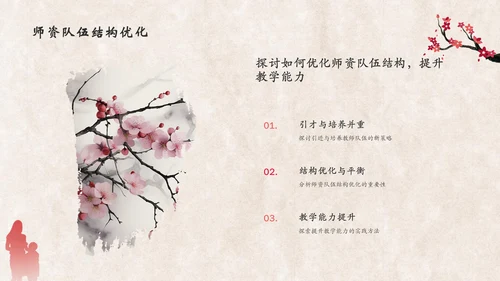 红色水墨风教师师德师风教育宣传PPT模板