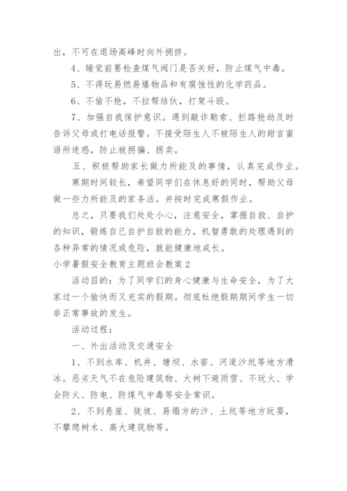 小学暑假安全教育主题班会教案_5.docx