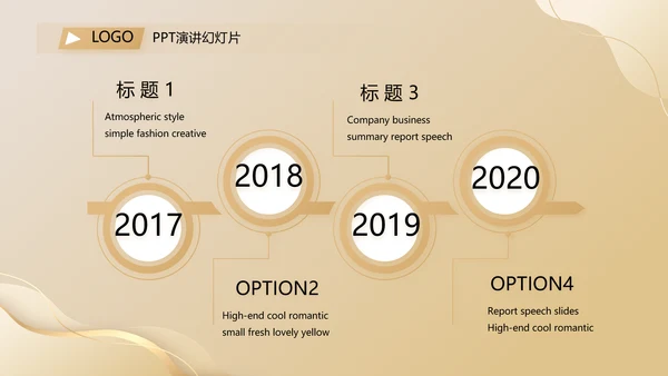 金色项目商业计划书PPT动态模板