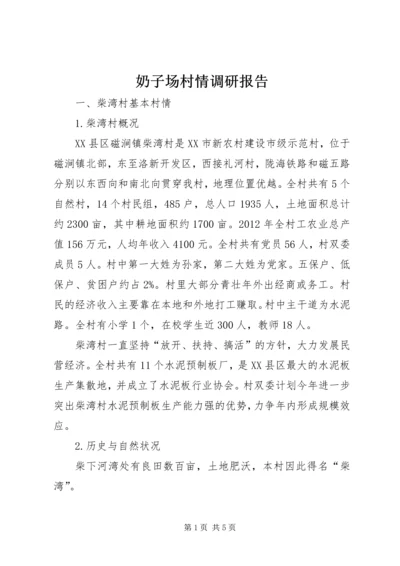 奶子场村情调研报告 (5).docx