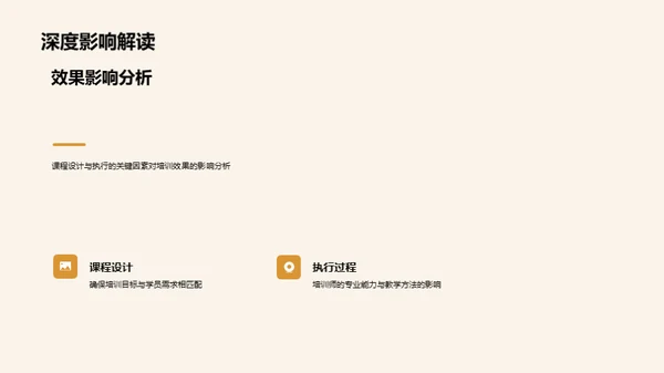 培训课程精要分析
