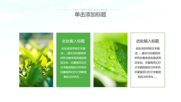 绿色环保生态环境城市绿化工作总结汇报PPT