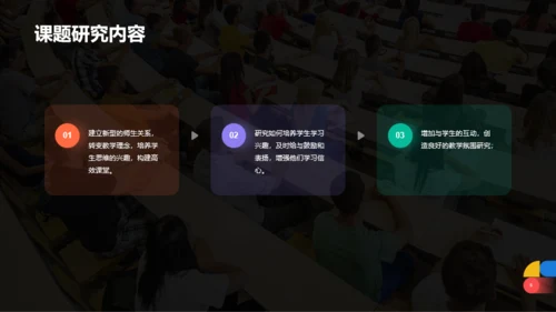 黑色商务教育培训研究报告PPT案例