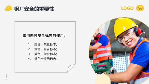 黄黑简约钢厂安全培训钢厂安全常识PPT模板宣传PPT动态PPT