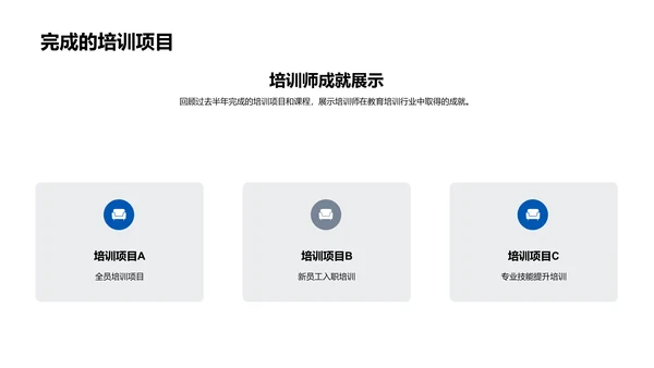 年中培训工作汇报