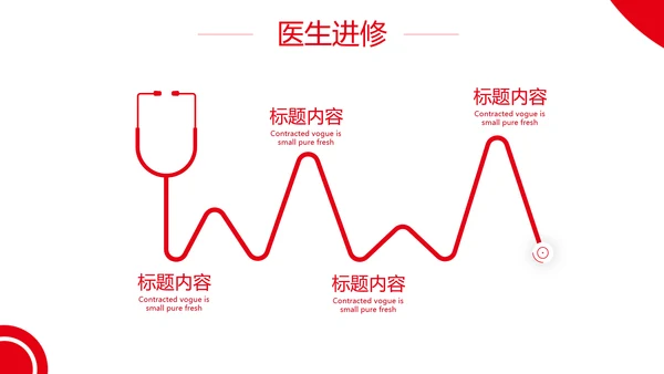 红色爱心医疗健康检查工作总结汇报动态PPT模板