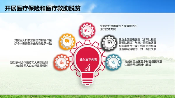 新农村精准扶贫开发工作PPT模板
