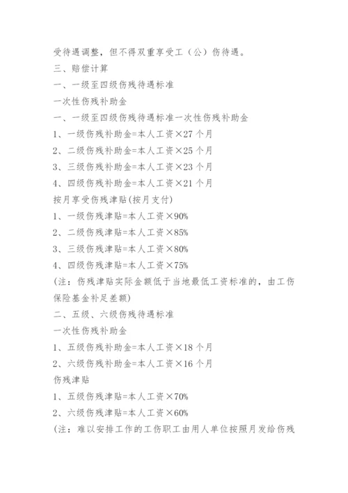 北京市工伤赔偿标准.docx
