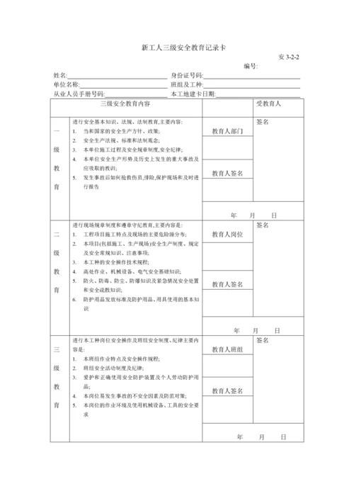 安全生产管理体系台帐.docx