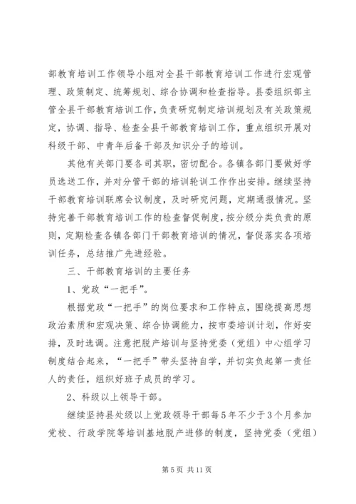 干部教育培训计划 (11).docx