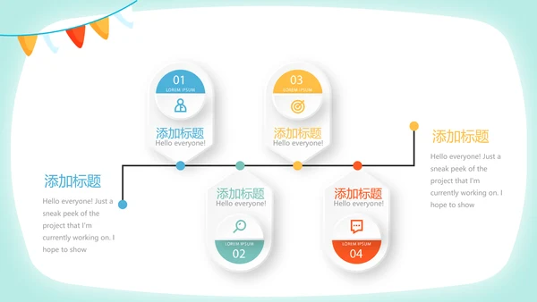 卡通可爱宝宝母婴婴儿护理中心医院社区讲座保健中心早教宣传PPT