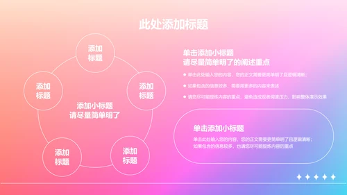 蓝粉色渐变教育类专业开题报告答辩PPT演示模板