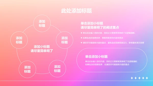 蓝粉色渐变教育类专业开题报告答辩PPT演示模板