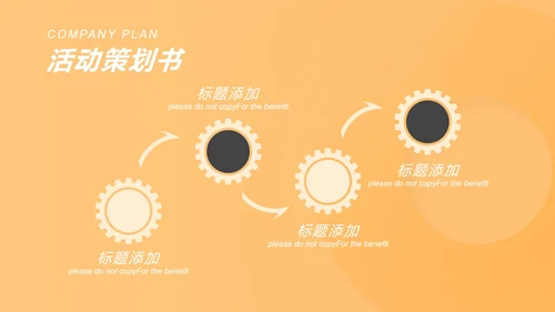 渐变风橙色双十一产品推广促销计划PPT模板