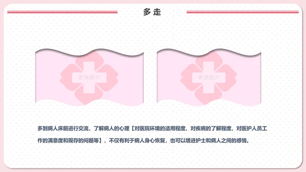 实用责任护士粉色清新医疗医学PPT模板