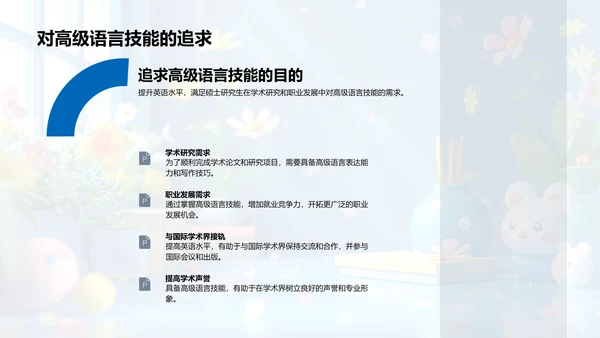 硕士英语学习策略PPT模板