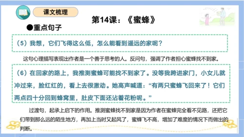 统编版三年级语文下册同步高效课堂系列第四单元（复习课件）