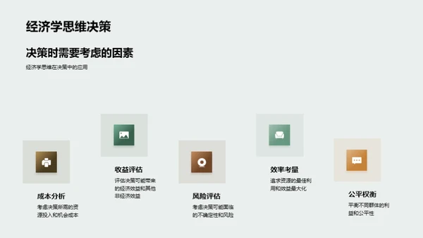 理性决策与经济学思维