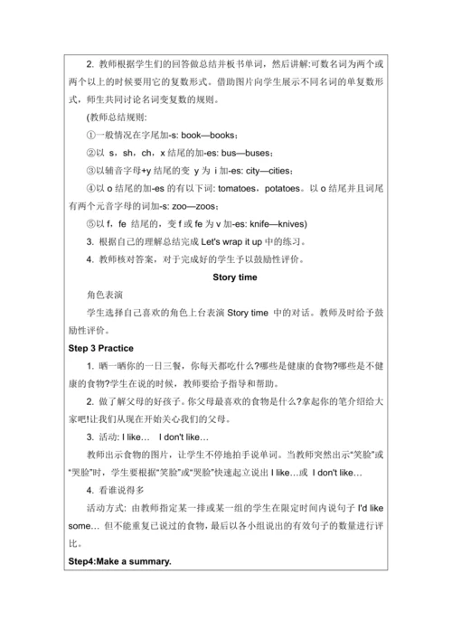 Unit 3 What would you like Part B Read and write P